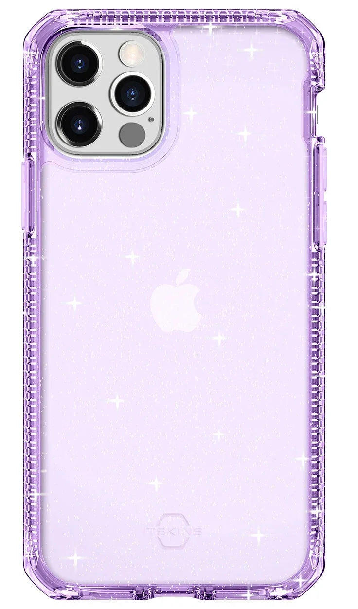 Itskins Hybrid Spark iPhone 12 & 12 Pro Cover - Light Purple - Tashqila Itskins Hybrid Spark iPhone 12 & 12 Pro Cover - Light Purple - Tashqila